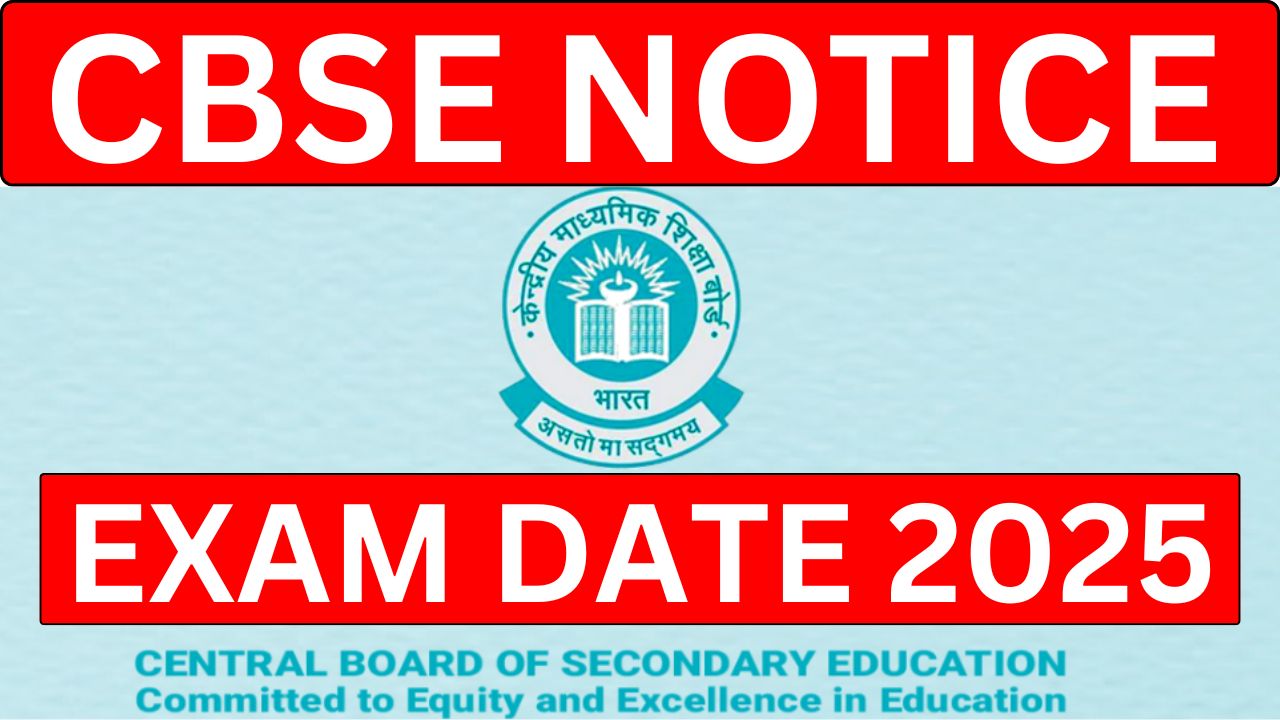 CBSE 10th 12th Exam Date 2025